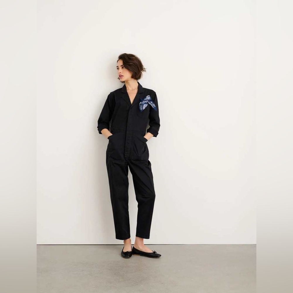 Alex Mill Standard Button Jumpsuit / Black / Size S